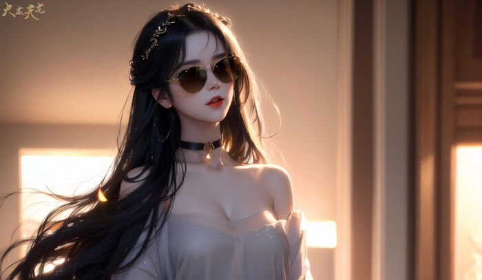AI美图033期长发美人主题拥有完美身Material的长发妹子性感写真及下载25P 10th image