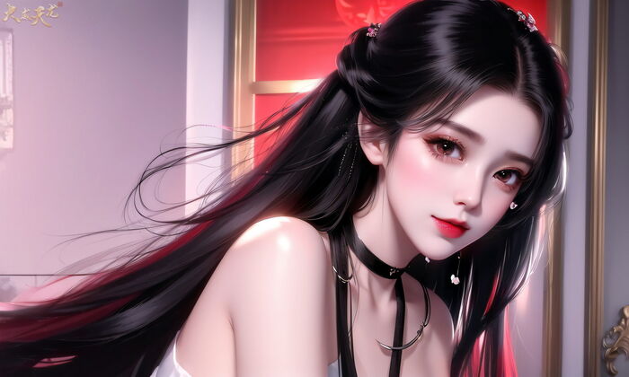 AI美图033期长发美人主题拥有完美身Material的长发妹子性感写真及下载25P 12th image