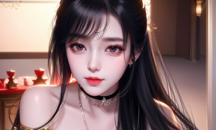 AI美图033期长发美人主题拥有完美身Material的长发妹子性感写真及下载25P 16th image