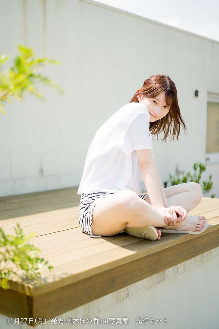 Beautiful voice actor (27), shocking refreshing release in the 1st photo book wwwwwwwwww Kuroki Honoka is too cute!!! There is an image of her in a swimsuit 6th image