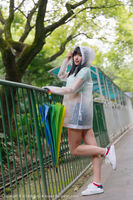 [Tukmo兔几盟] Vol.106_嫩模球球雨天公园transparent rain clothing秀erosensual cow仔热裤迷人 photo 38P