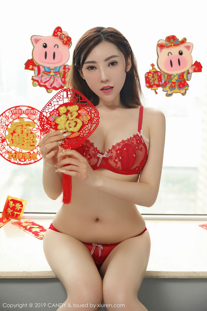 [Candy网红馆] Vol.070_ Blessing of New Year's Erotic Sensation Inner Clothing Hideperfect Beauty Body Material Photography 42P 6th image