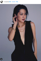 [Image] Actress Ann Nakamura (36), who puts out half of her boobs wwwwwww in a bold sexy dress with a bold chest!!