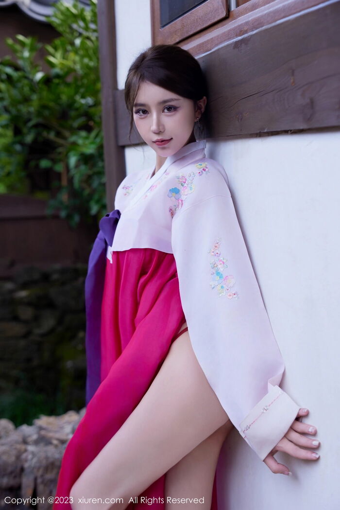 XiuRen第7522_模特tina_甜仔性感红色大长今服饰半脱秀凹凸身材惹火诱惑写真58P 22th image