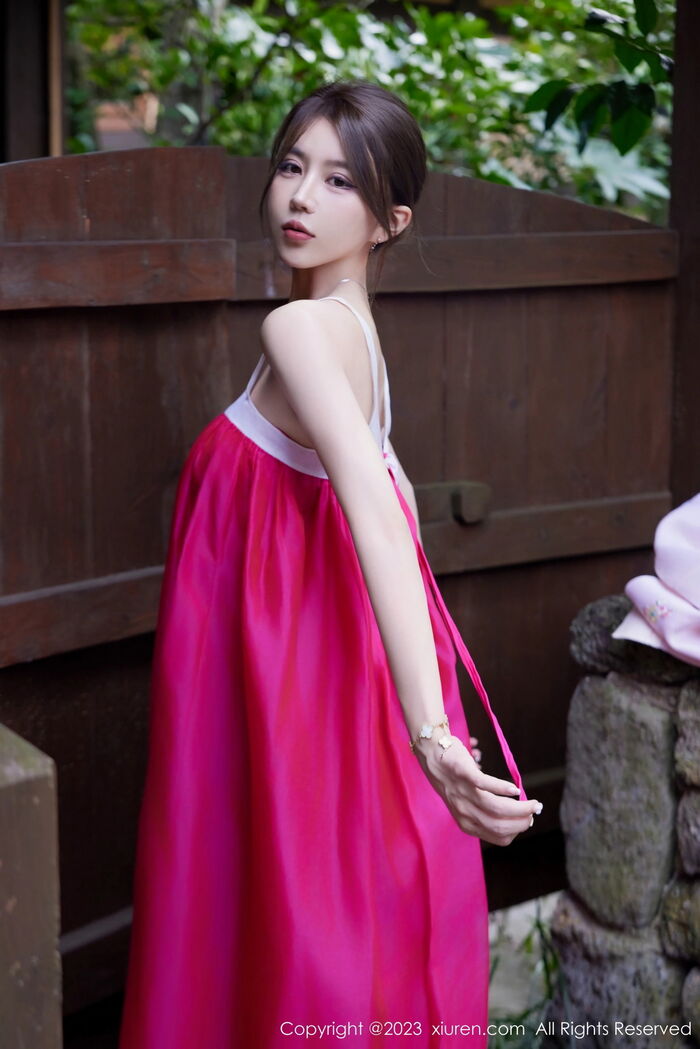 XiuRen第7522_模特tina_甜仔性感红色大长今服饰半脱秀凹凸身材惹火诱惑写真58P 27th image