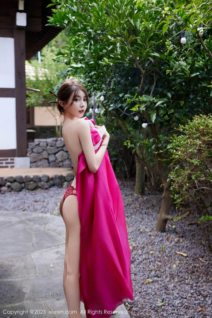 XiuRen第7522_模特tina_甜仔性感红色大长今服饰半脱秀凹凸身材惹火诱惑写真58P 39th image