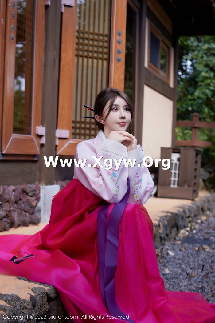 XiuRen第7522_模特tina_甜仔性感红色大长今服饰半脱秀凹凸身材惹火诱惑写真58P 4th image