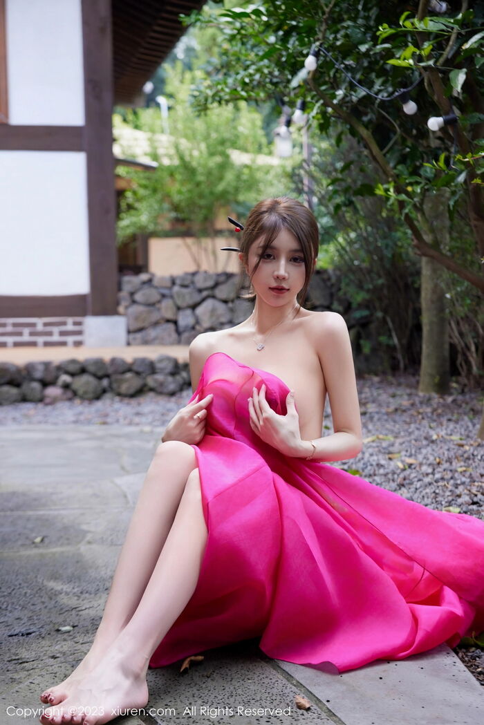 XiuRen第7522_模特tina_甜仔性感红色大长今服饰半脱秀凹凸身材惹火诱惑写真58P 43th image