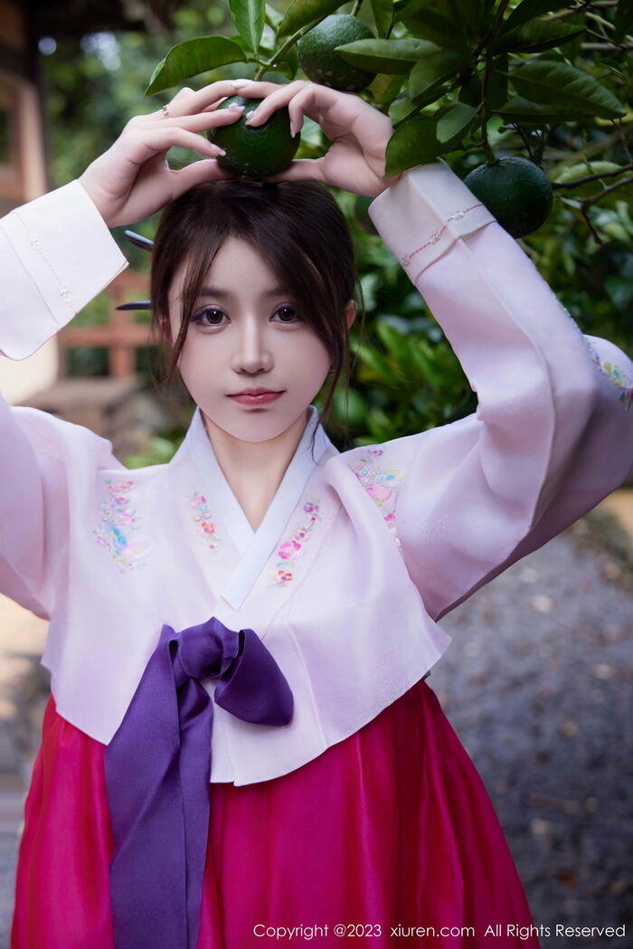 XiuRen第7522_模特tina_甜仔性感红色大长今服饰半脱秀凹凸身材惹火诱惑写真58P 6th image