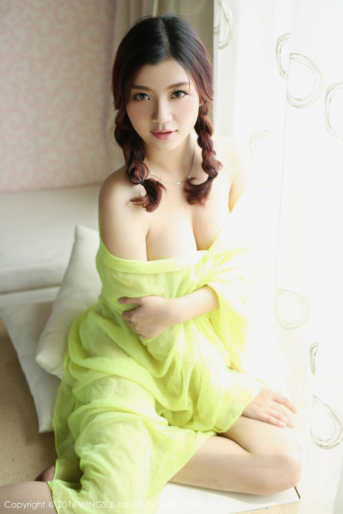 [WingS影私荟] Vol.003_嫩模夏晓Maggy游乐场里白色内衣vacuum秀豪乳写真60P 30th image