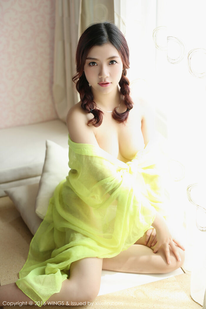 [WingS影私荟] Vol.003_嫩模夏晓Maggy游乐场里白色内衣vacuum秀豪乳写真60P 32th image
