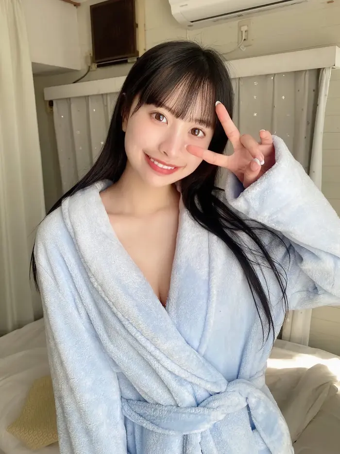 [137 high-quality erotic images of Rarumu Fujikawa] Slender swimsuit underwear gravure of a leg-long leg quarter beauty who has half of her body as her legs 12th image