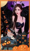 [Ugirls Love Beauties] No.2699_ model Miss Dong poppy sexy black angel dress in black lace lingerie, seductive 35P photoshoot