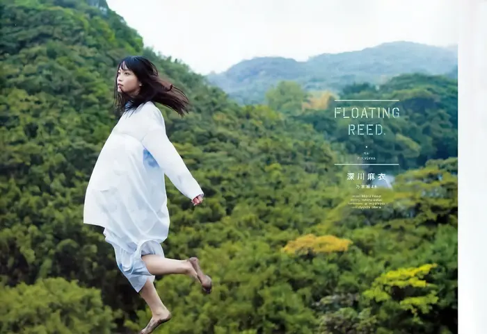 [107 high-quality erotic images of Mai Fukagawa] Former Nogizaka member's swimsuit with outstanding transparency clothing gravure 30th image