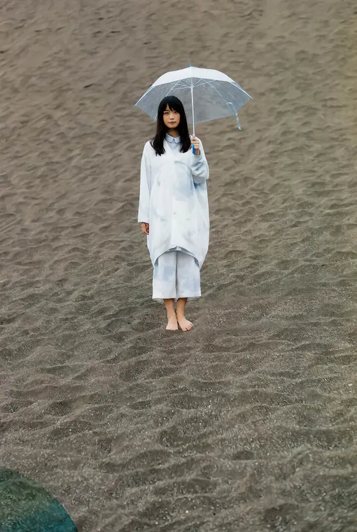 [107 high-quality erotic images of Mai Fukagawa] Former Nogizaka member's swimsuit with outstanding transparency clothing gravure 31th image