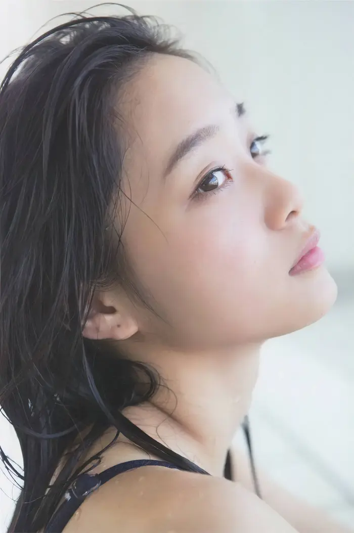 [107 high-quality erotic images of Mai Fukagawa] Former Nogizaka member's swimsuit with outstanding transparency clothing gravure 51th image