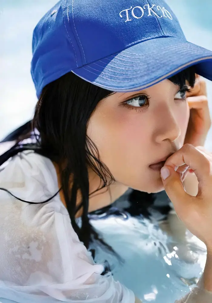 [107 high-quality erotic images of Mai Fukagawa] Former Nogizaka member's swimsuit with outstanding transparency clothing gravure 75th image