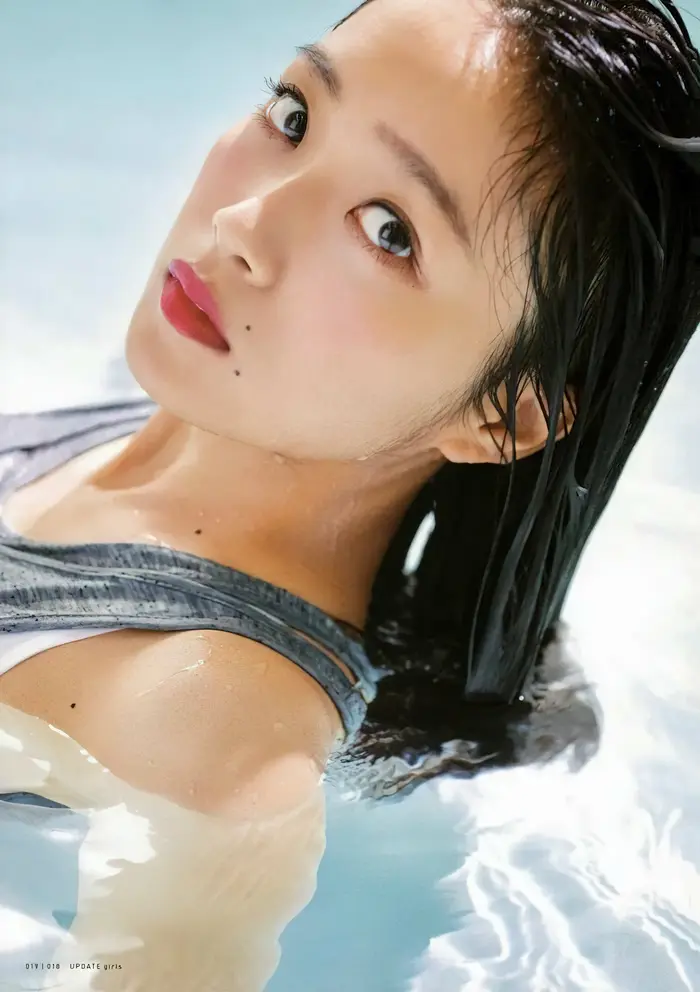 [107 high-quality erotic images of Mai Fukagawa] Former Nogizaka member's swimsuit with outstanding transparency clothing gravure 80th image