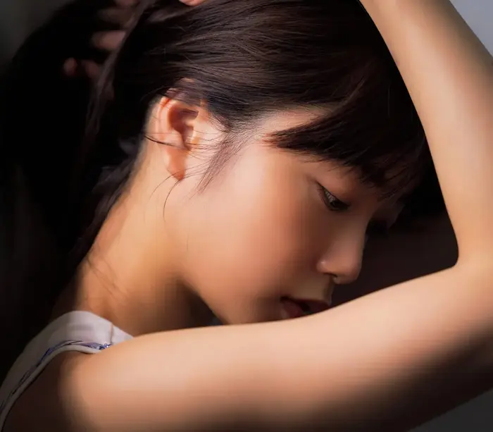 [107 high-quality erotic images of Mai Fukagawa] Former Nogizaka member's swimsuit with outstanding transparency clothing gravure 9th image