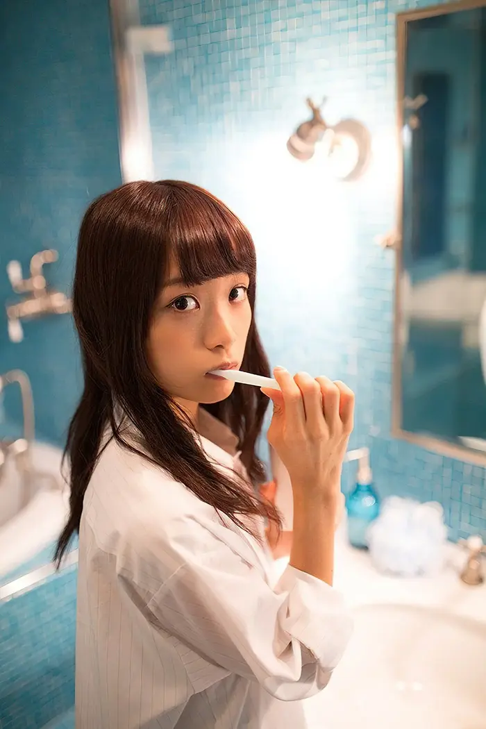 [107 high-quality erotic images of Mai Fukagawa] Former Nogizaka member's swimsuit with outstanding transparency clothing gravure 95th image
