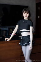 XiuRen Issue 7637_Model Lin Youyou in a sexy black top paired with a black short skirt, showing off crotch-open black stockings and seductive figure, 98 photos