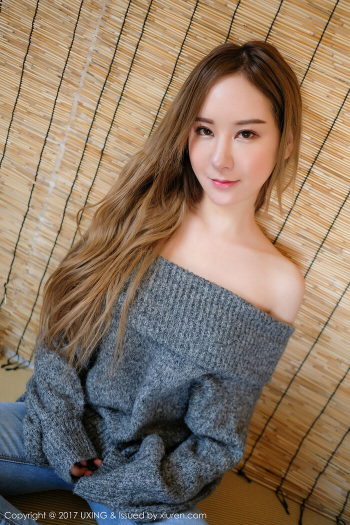 [UXING优星馆]Vol.047_新人妹子高SIR白色蕾丝情趣内衣秀完美身材娇羞迷人写真47P 6th image