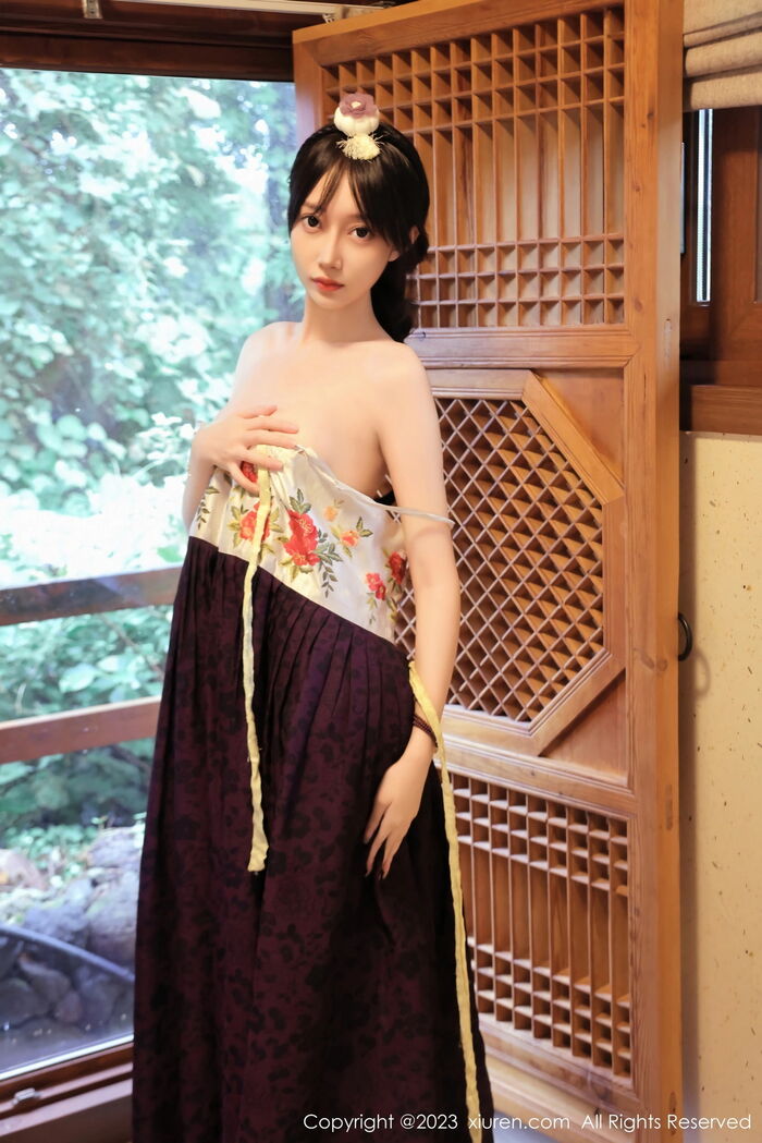 XiuRen第7677期_模特玥儿玥er济州岛旅拍大长今服饰半脱秀完美身姿迷人诱惑写真66P 18th image