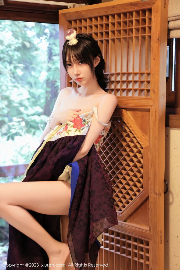 XiuRen第7677期_模特玥儿玥er济州岛旅拍大长今服饰半脱秀完美身姿迷人诱惑写真66P 19th image