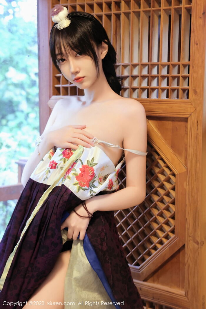 XiuRen第7677期_模特玥儿玥er济州岛旅拍大长今服饰半脱秀完美身姿迷人诱惑写真66P 20th image