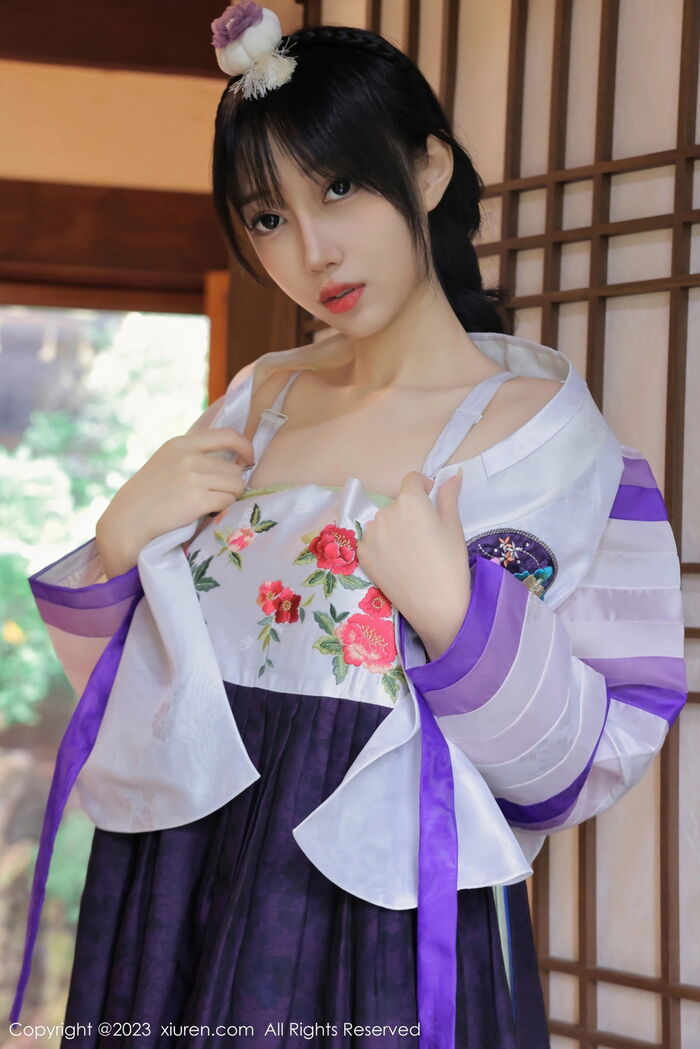 XiuRen第7677期_模特玥儿玥er济州岛旅拍大长今服饰半脱秀完美身姿迷人诱惑写真66P 9th image