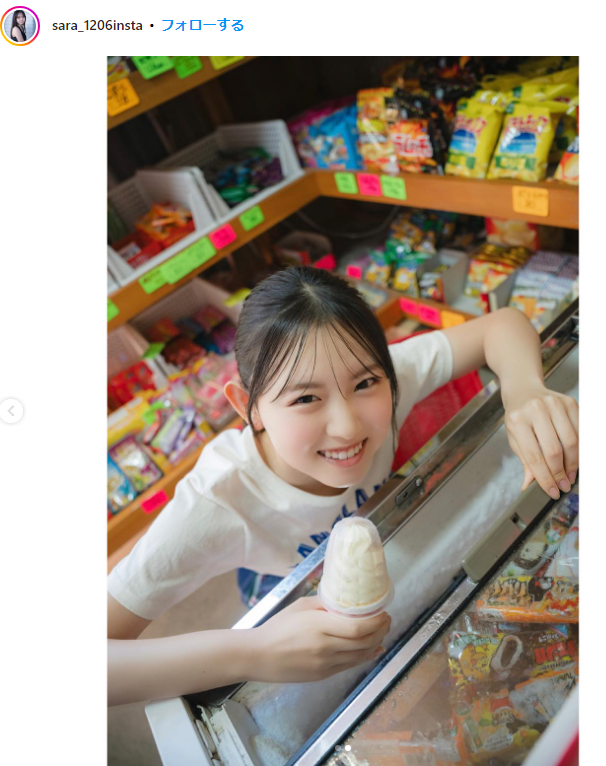 'Shocking baby face' is a hot topic! Sara Otaki (18), who has a masterpiece style, the latest swimsuit gravure is too cute in Echiechi wwwwwwwwwww 15th image