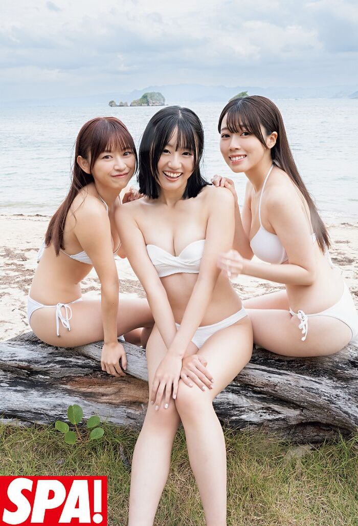 [Swimsuit image] Three people of the 'Miss SPA! 2023' Grand Prix selected by a major magazine, talked about as being rather cute [Kokoro Ai, Moeka, Saki Totsuka] 2th image