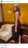 [Image] Haruna Kawaguchi, 400,000 likes in a dress with a clear horizontal breast line wwwwwwwww swimsuit photo collection summary
