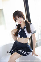 [MiStar] Vol.317_嫩模夏希子私房浴缸清纯校服vacuum 秀火辣身材完美诱惑写真42P