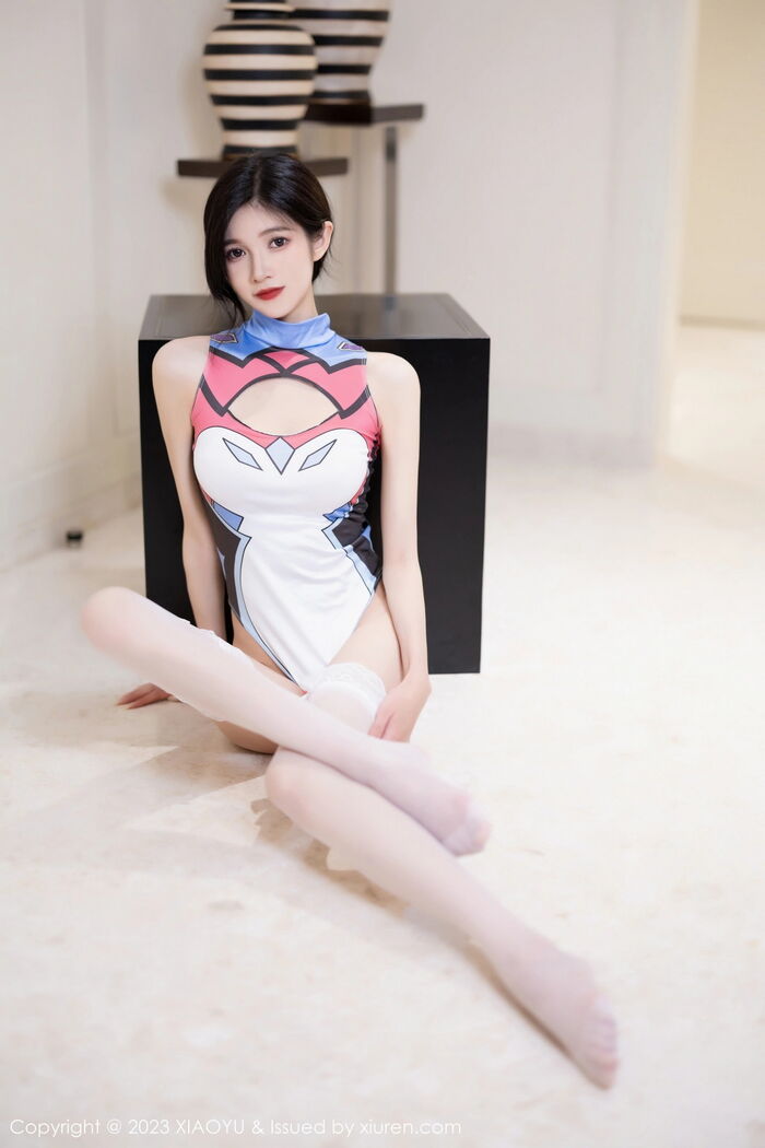[XiaoYu画语界] Vol.1159_模特程程性感黑色连衣短裙配黑丝吊袜秀苗条曼妙身姿诱惑写真96P 69th image