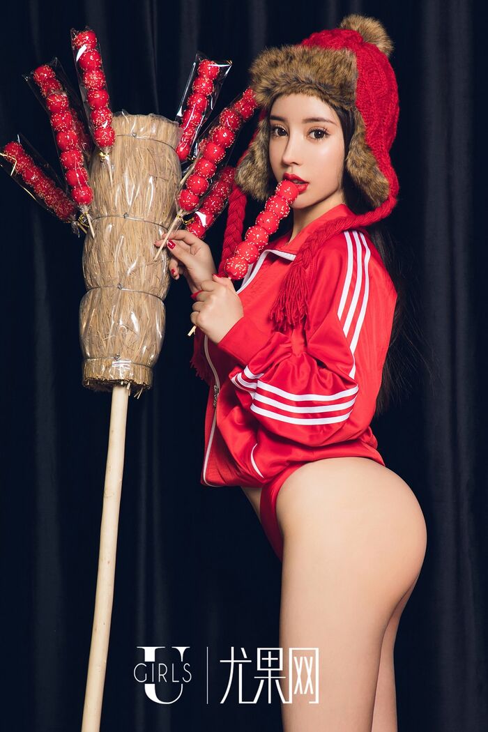 [Ugirls尤果网] U414_尤果网五記念新年特辑庆典嫩模美女喜庆红色诱惑写真65P 21th image