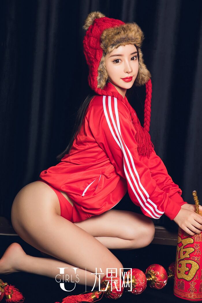 [Ugirls尤果网] U414_尤果网五記念新年特辑庆典嫩模美女喜庆红色诱惑写真65P 27th image
