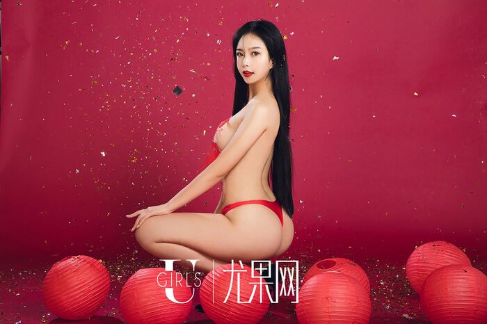 [Ugirls尤果网] U414_尤果网五記念新年特辑庆典嫩模美女喜庆红色诱惑写真65P 42th image