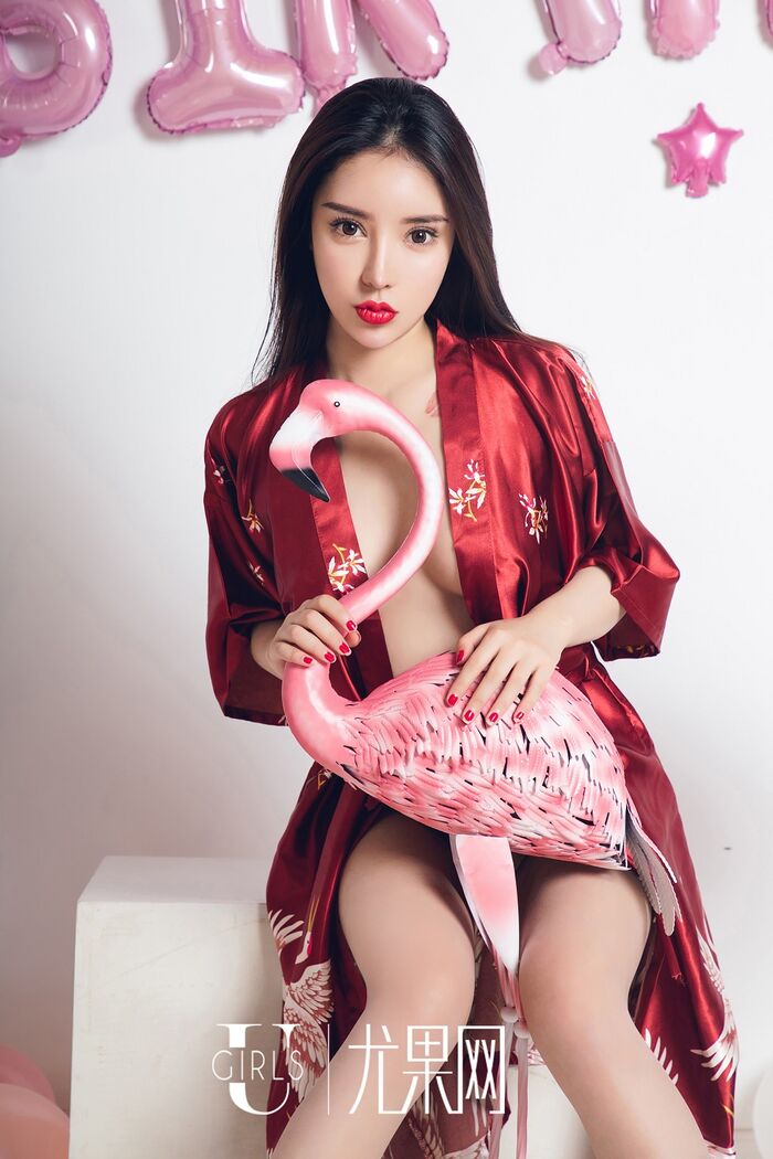 [Ugirls尤果网] U414_尤果网五記念新年特辑庆典嫩模美女喜庆红色诱惑写真65P 9th image