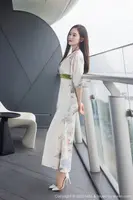 [IMISS Honey Company] Vol.745_神SISY思性感带图案长裙露浅色内衣配超薄肉丝完美诱惑写真55P