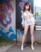 graffiti full shot AI Generated