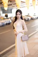 [XiaoYu画语界]Vol.1157_女神王馨瑶淡黄色连衣短裙+性感网纱情趣服秀惹火身材诱惑写真85P