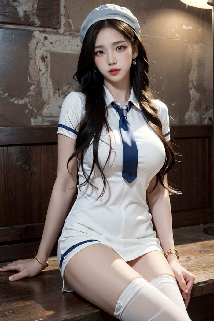 No499 Uniform White AI Generated 129th image