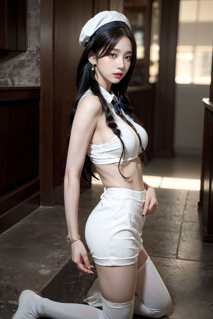 No499 Uniform White AI Generated 131th image