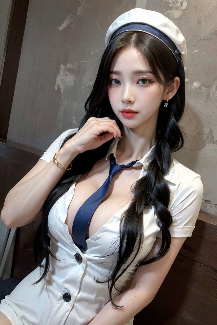 No499 Uniform White AI Generated 136th image