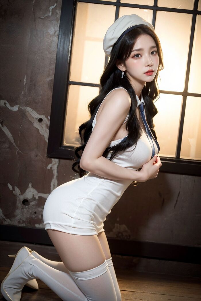 No499 Uniform White AI Generated 140th image