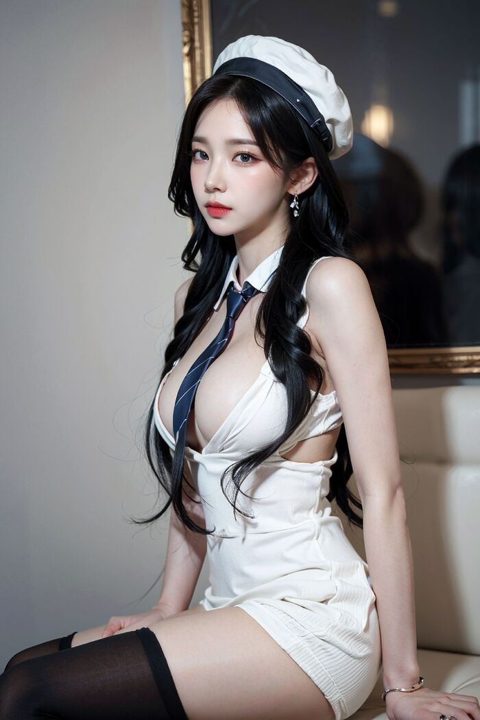 No499 Uniform White AI Generated 150th image