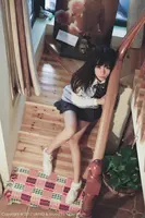 [UXING Actor's Hall] Vol.048_ Young model Yo-chan home student outfit + white lace stockings refreshing beautiful loli sexy photo 32P