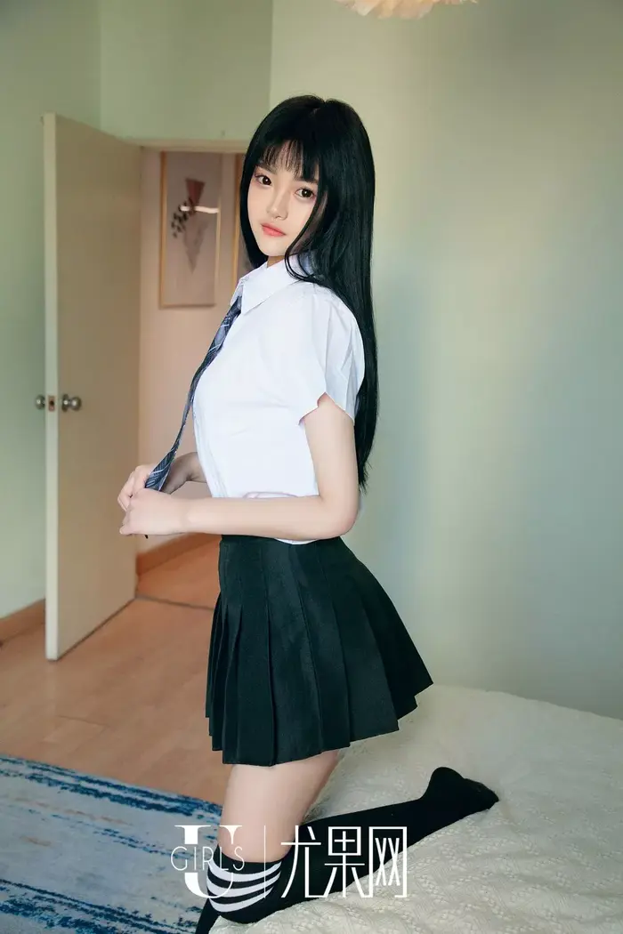 [Ugirls] U413_ Young model peach, pure student outfit + private pink pajama show perfect body, big breasts temptation photo 65P 2th image