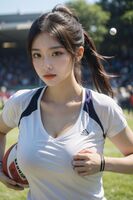 AIB_No338 Soccer Lady AI Generated
